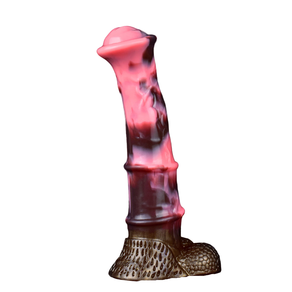 10 Inch Silicone Horse Dildo with Ball Base