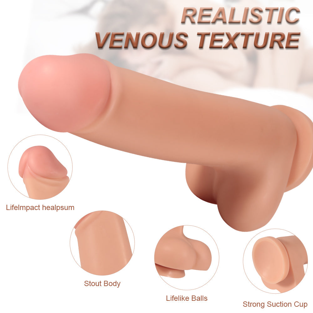 11 Inch Realistic Smooth Big Dildo