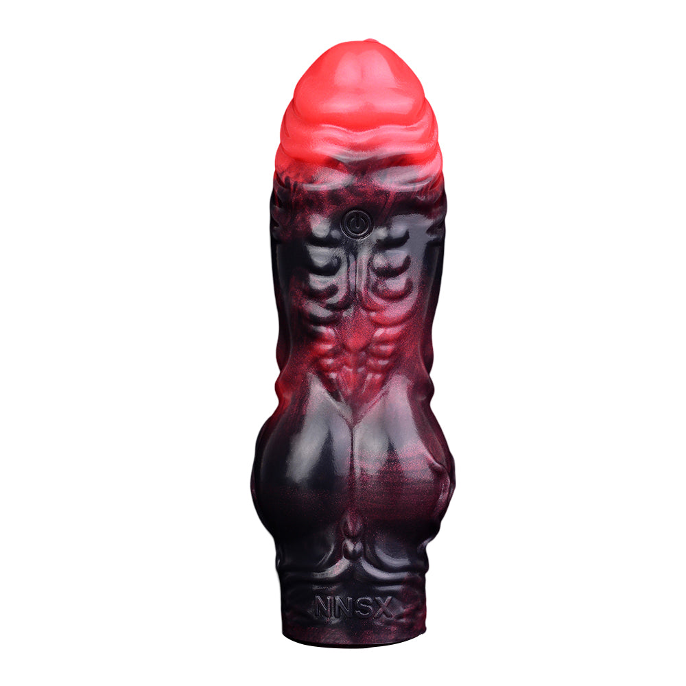 Raised Remote Control Vibrating Penis Sleeve