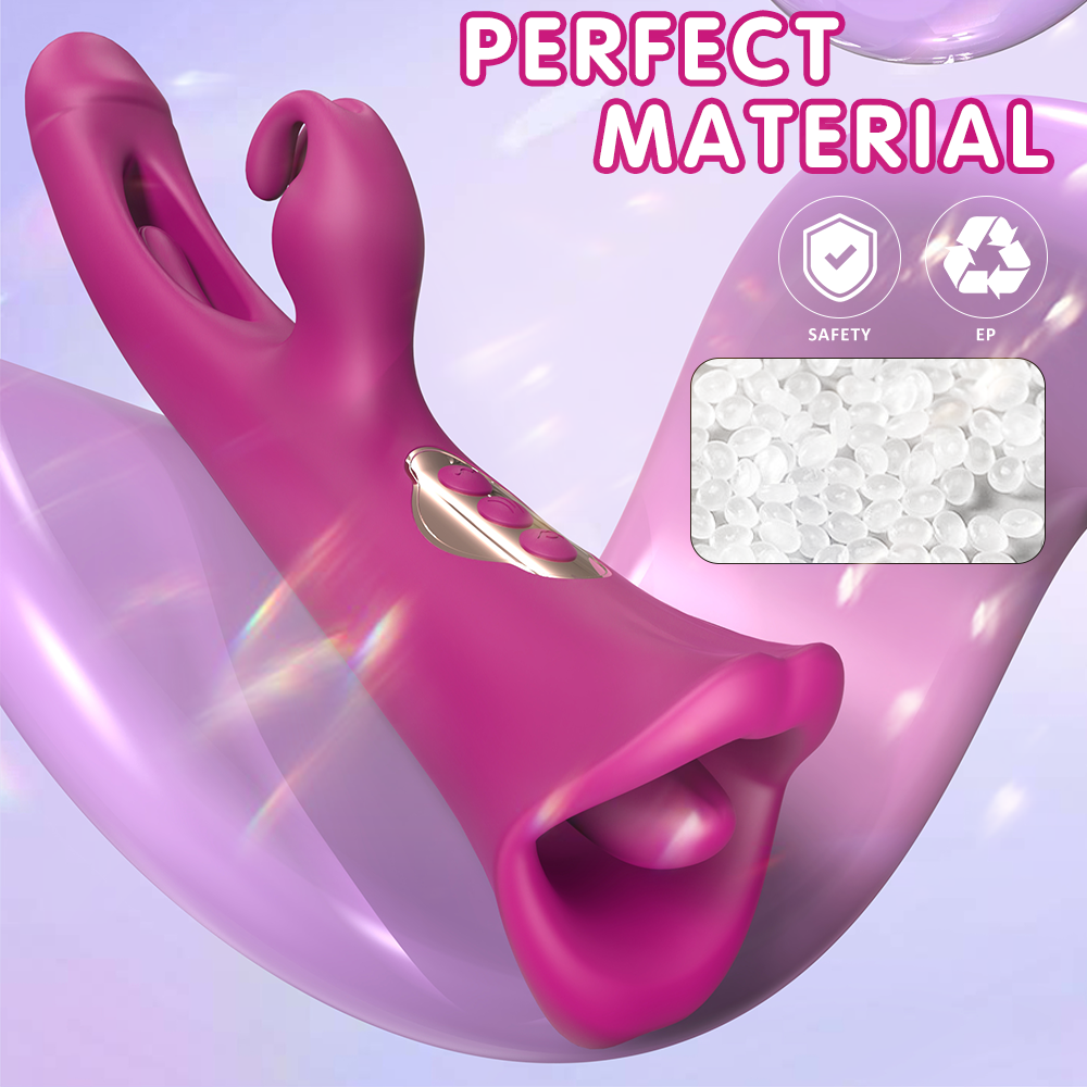 Adult Squirt Toys Tongue Rabbit Vibrator