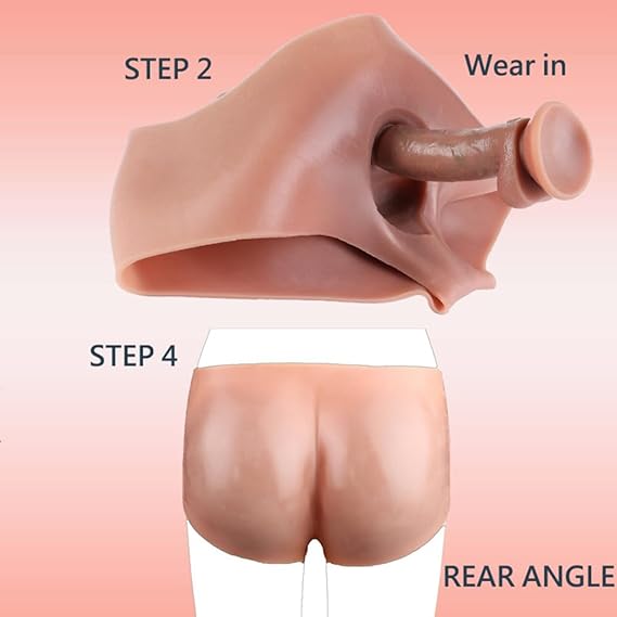 7 Inch Silicone Spikes Hollow Dildo Pants