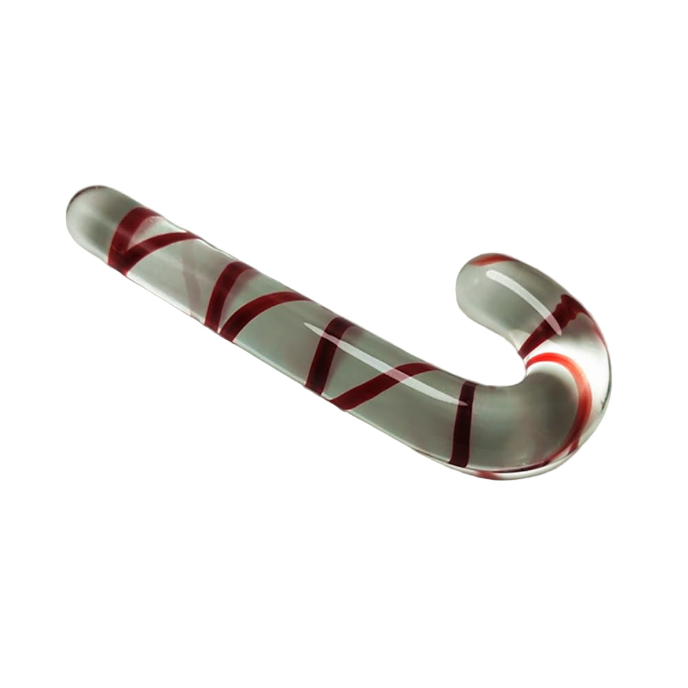 Christmas Dildo Glass Candy Cane