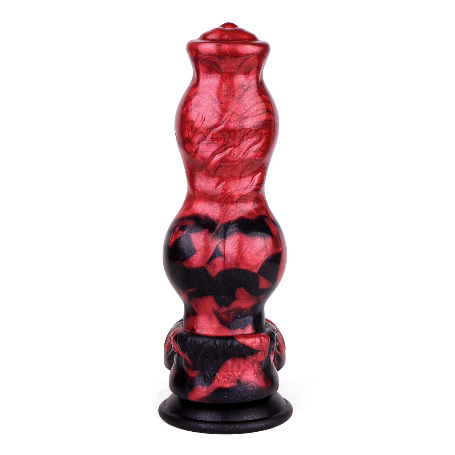 9 Inch Red Monster Dog Knot Dildo