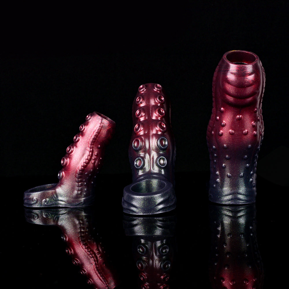 5 Inch Silicone Fantasy Tentacle Penis Sleeve