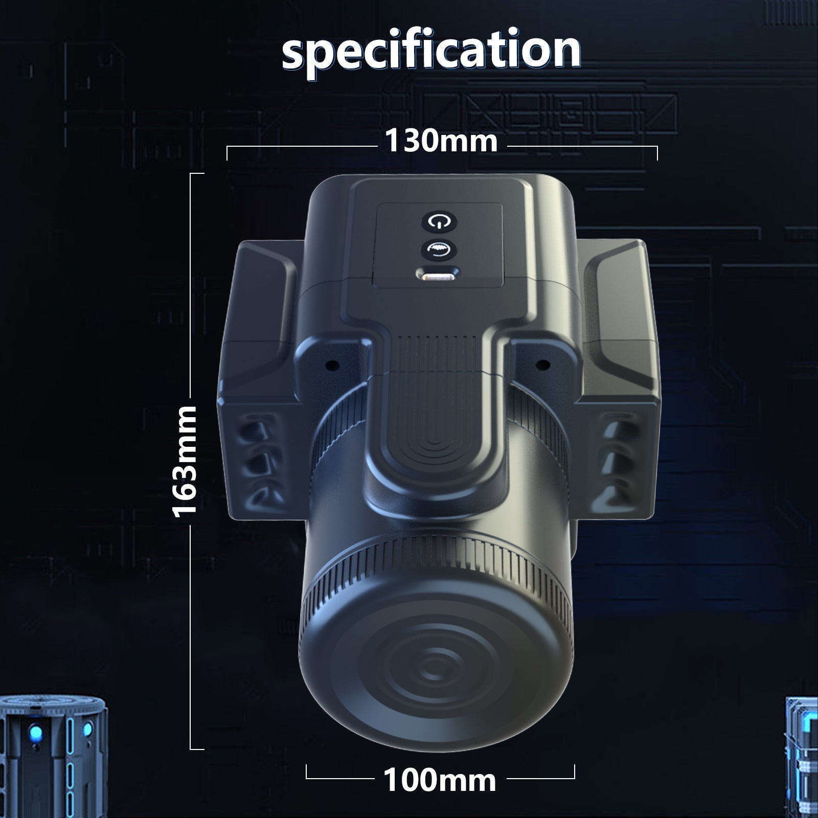 Black Camera Electric Blowjob Machine