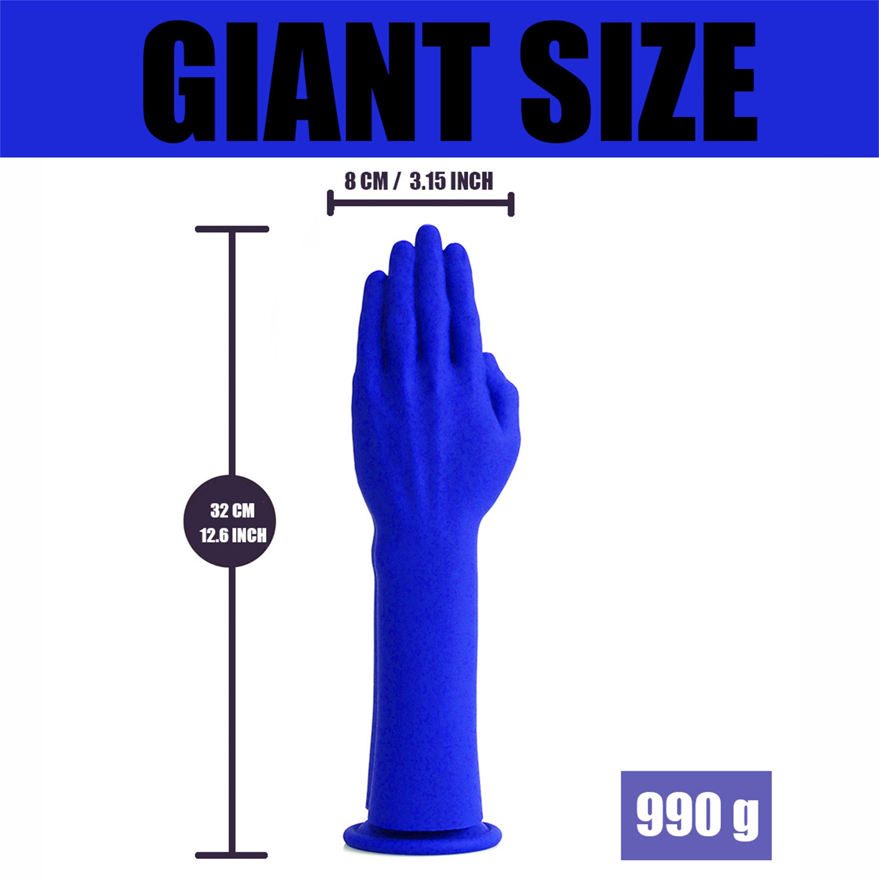 12 Inch Solid Color Realistic Fistingdildo