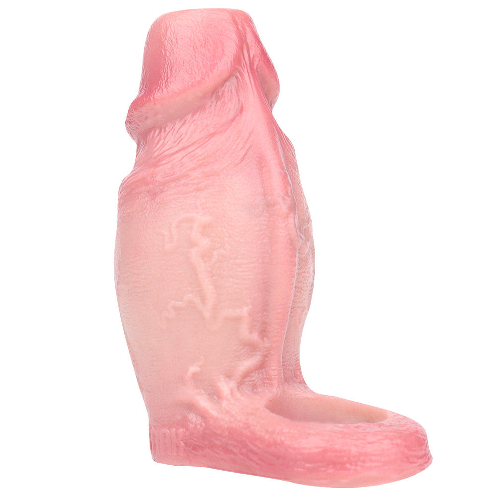 Huge Cock Sleeve Realistic Silicone Penis Enlargement Sleeve