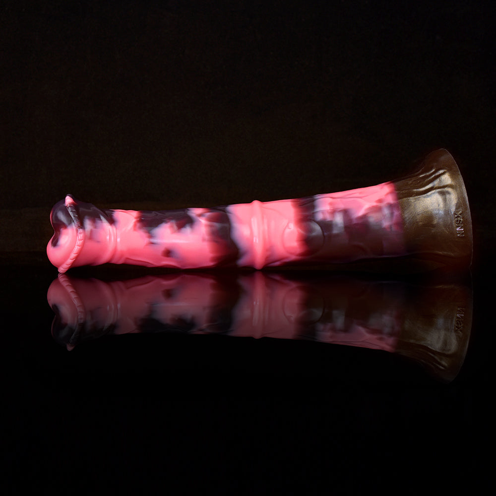 12 Inch Flower Glans Penis Horse Dildo