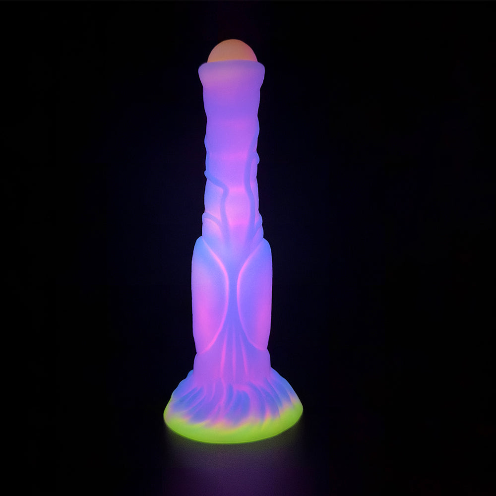 9 Inch Glowing Silicone Horse Dildo