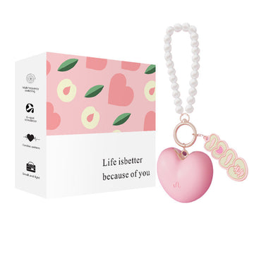 Pink Cute Pendant Discreet Clitoris Vibrator