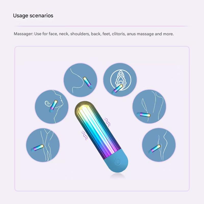 Colorful Powerful Multi Frequency Bullet Vibrator—Various colors