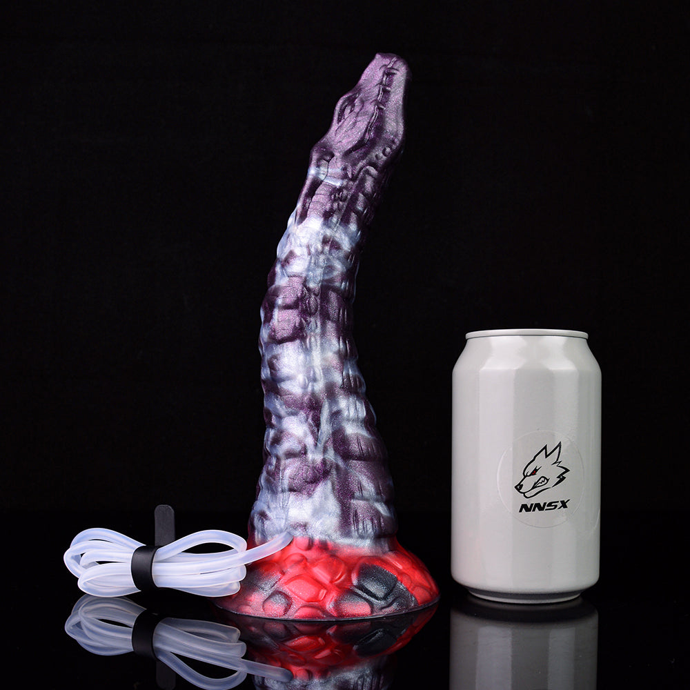 9 Inch Dark Purple Dragon Squirting Dildo