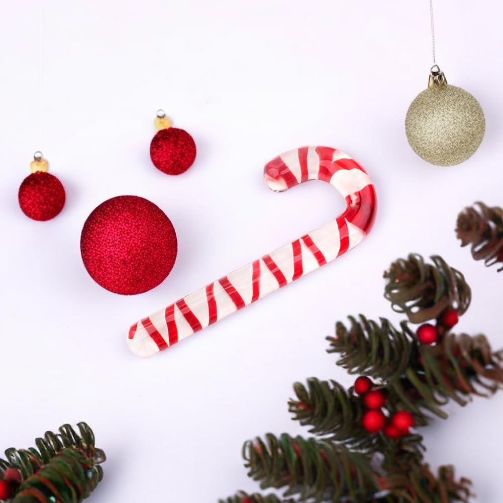 Christmas Dildo Glass Candy Cane