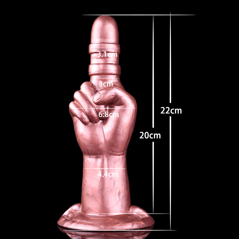 8 Inch Silicone Index Finger Butt Plug
