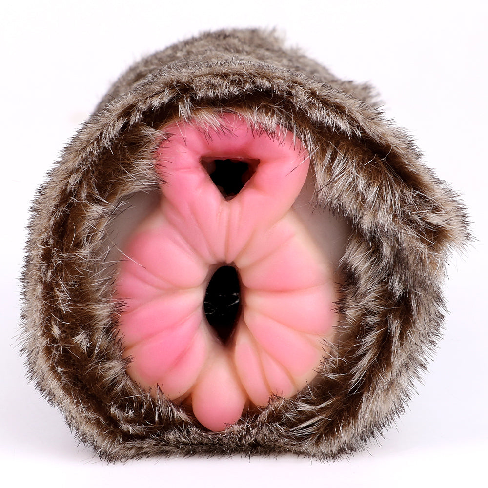 Soft Animal Fake Vagina Furry Lion Pocket Pussy