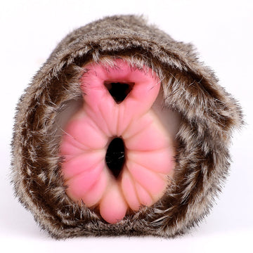 Soft Animal Fake Vagina Furry Lion Pocket Pussy