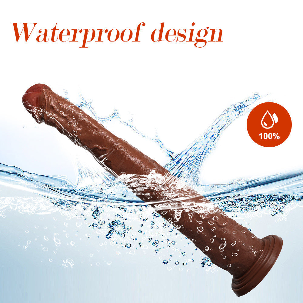 18 Inch Dildo Brown Long Anal Toy