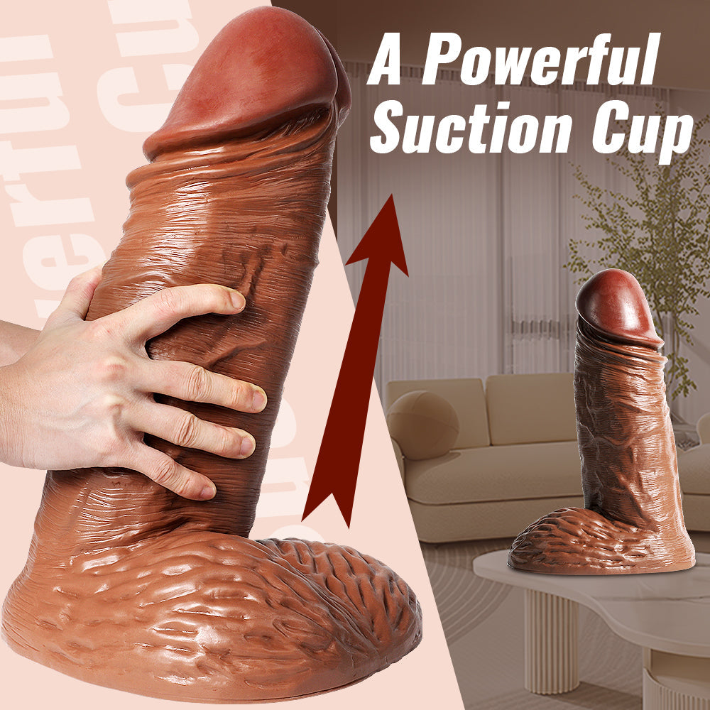 xxxl Dildo 15 Inch Brown Extreme Sex Toy