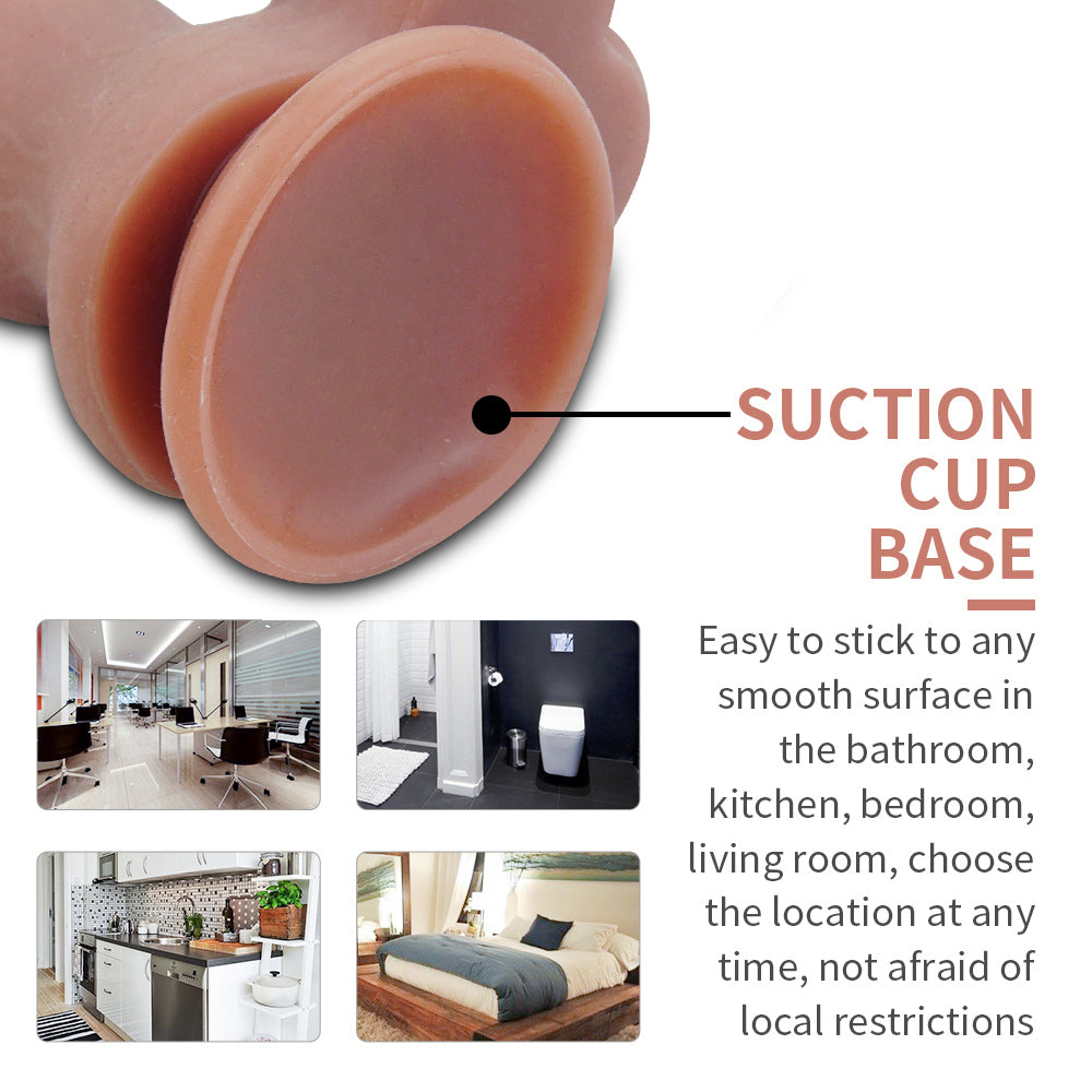 8 Inch Silicone Fantasy Dog Strap On Dildo