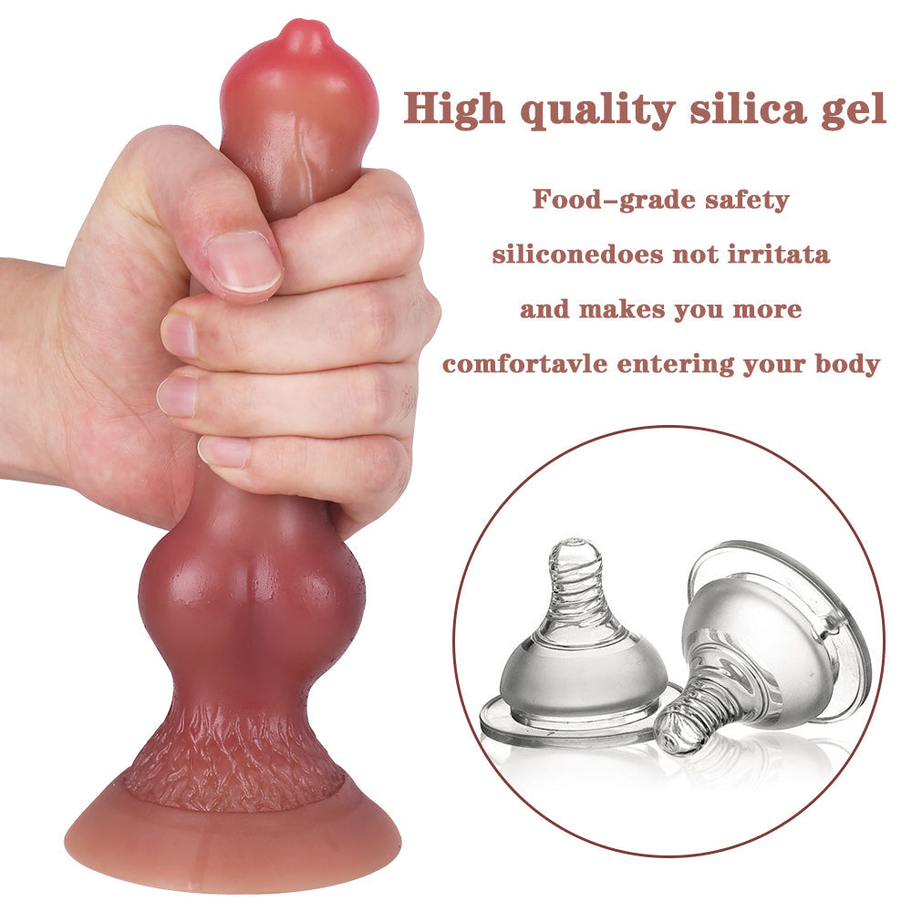 7 Inch Ultra Realistic Silicone Dog Dildo