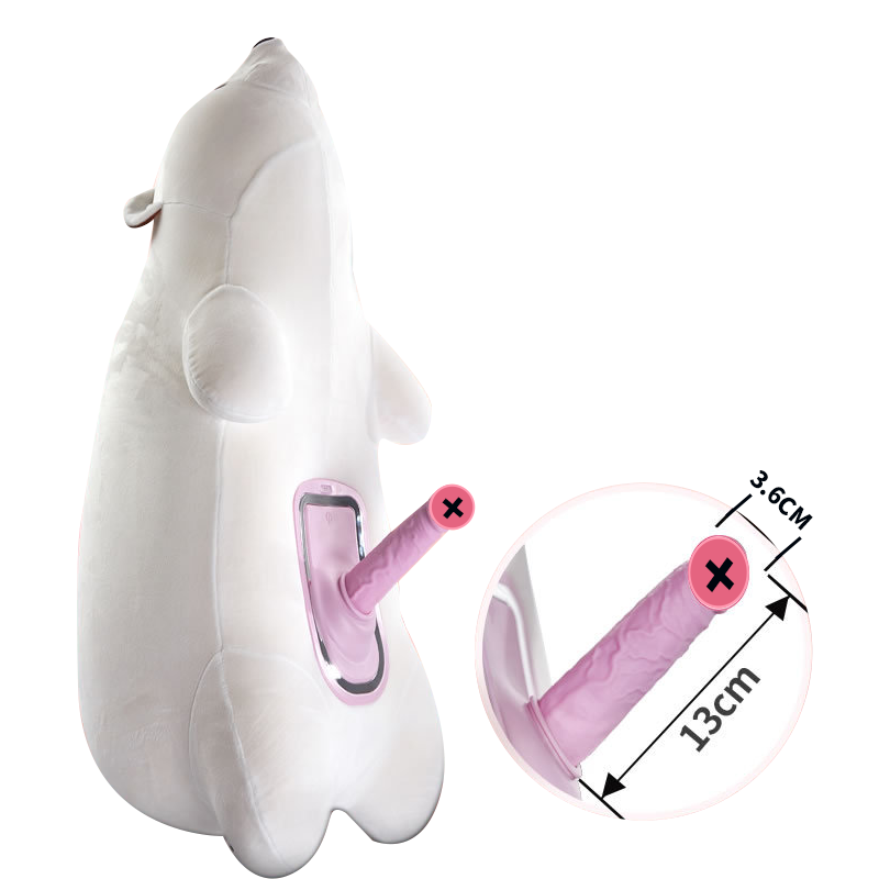 Stuffed Sex Doll Animal Bear with Dildo Machine