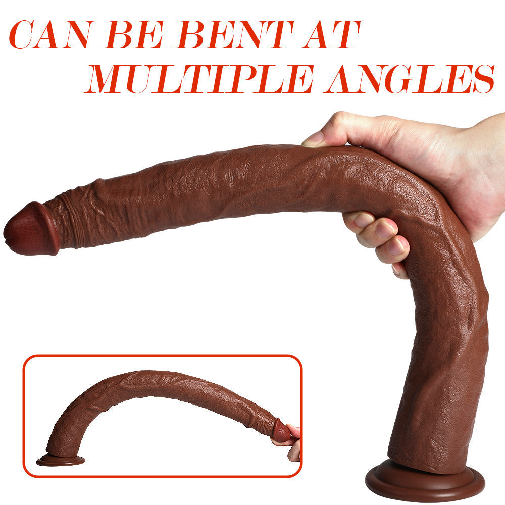 20 Inch Dildo Brown Super Long Anal Toy