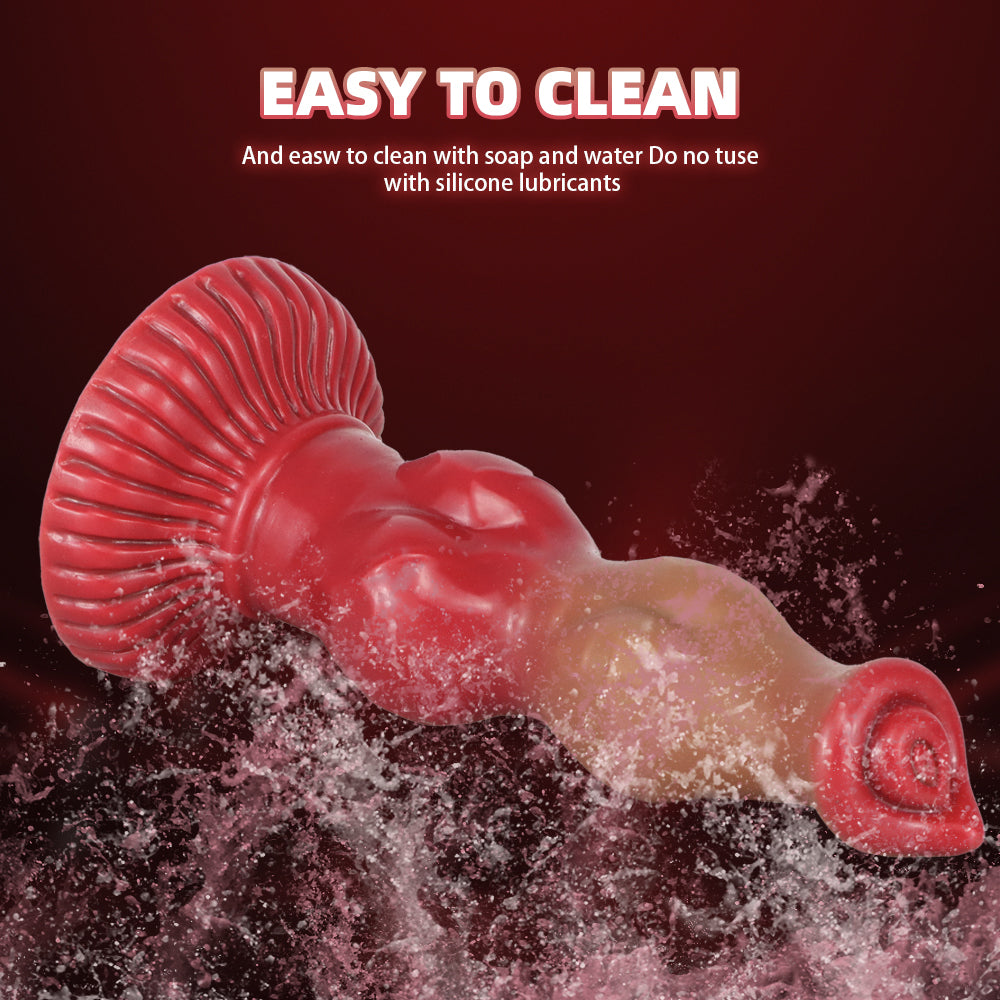 Realistic Canine Silicone Dildo with Knot