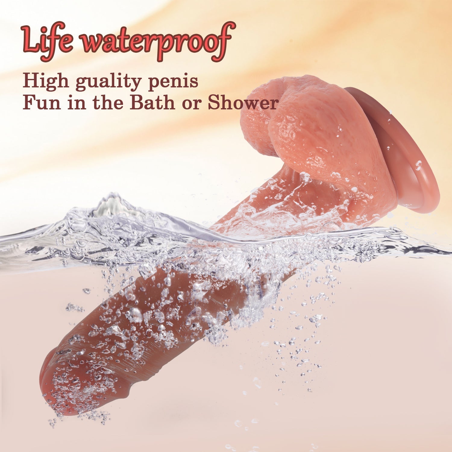 8 Inch Control Realistic Silicone Dildo Vibrator