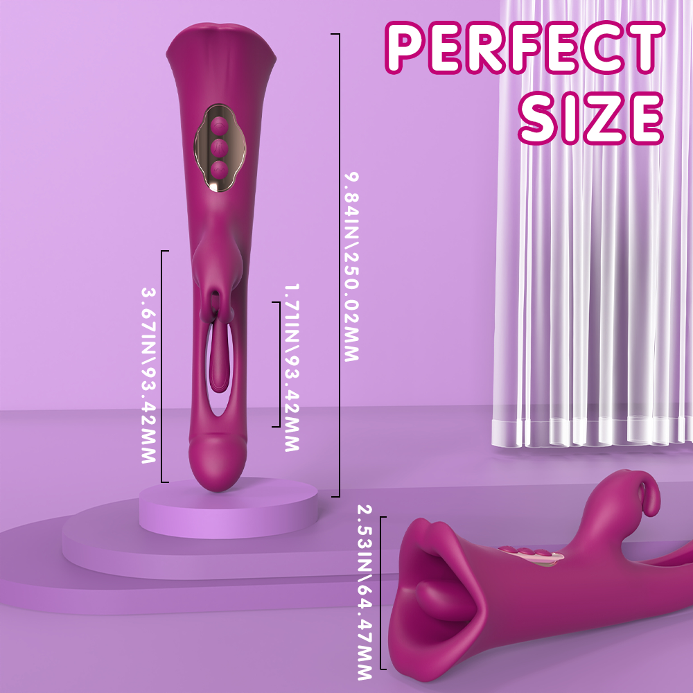 Adult Squirt Toys Tongue Rabbit Vibrator