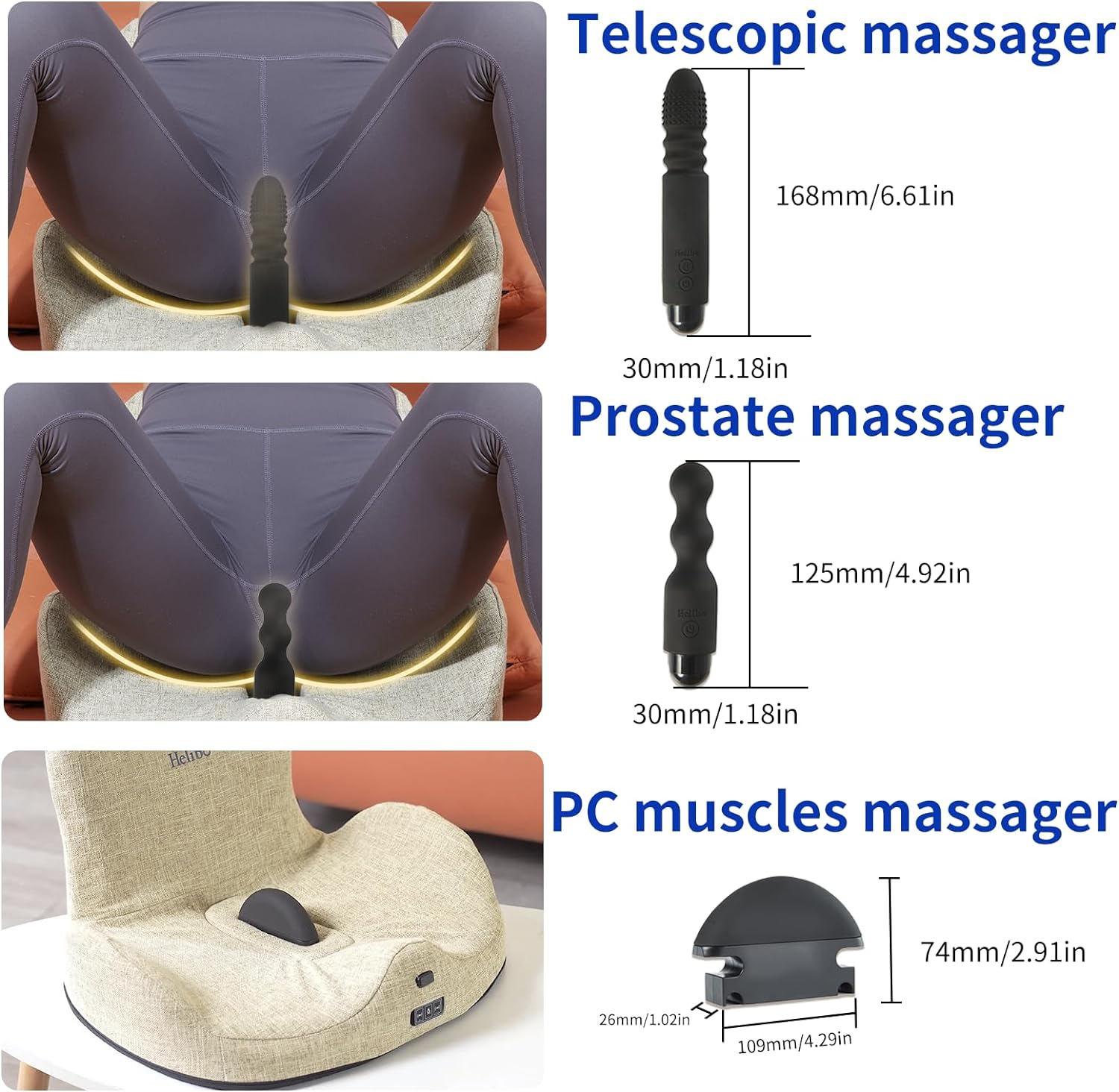Helibo Chair Sex Chair Adult Electric Massage