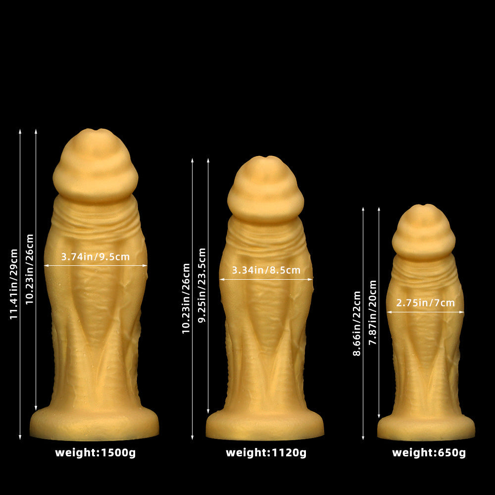 Mega Dildo Black 3 Inch Thick
