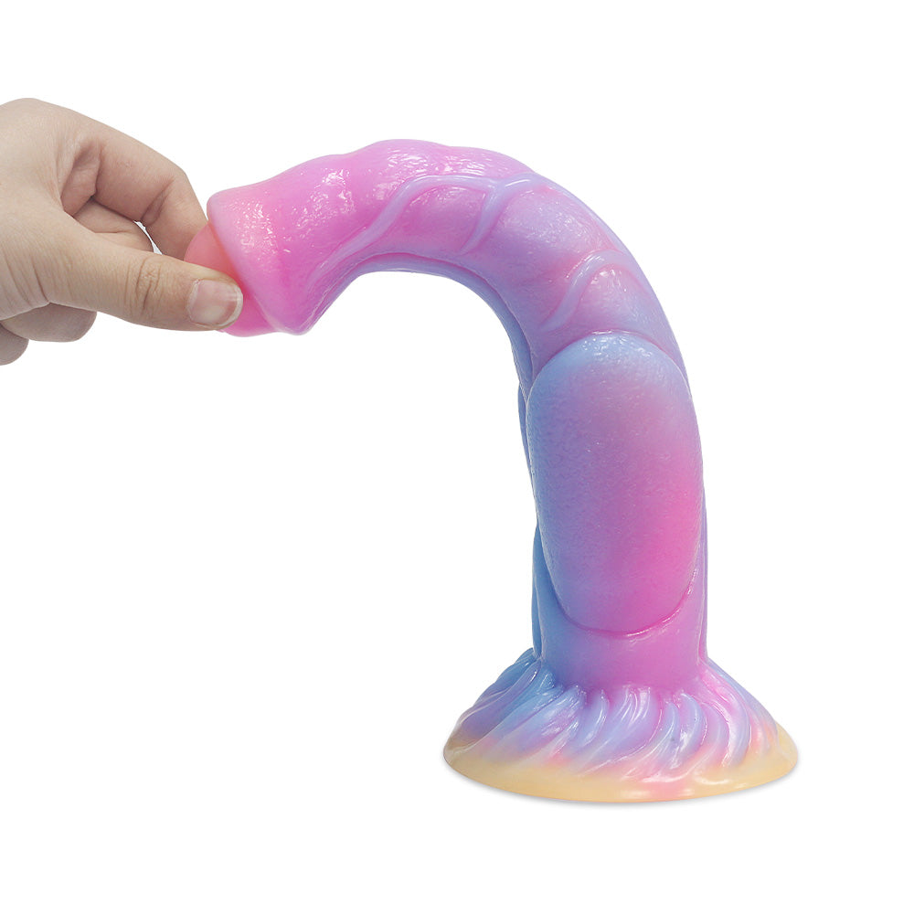 9 Inch Glowing Silicone Horse Dildo