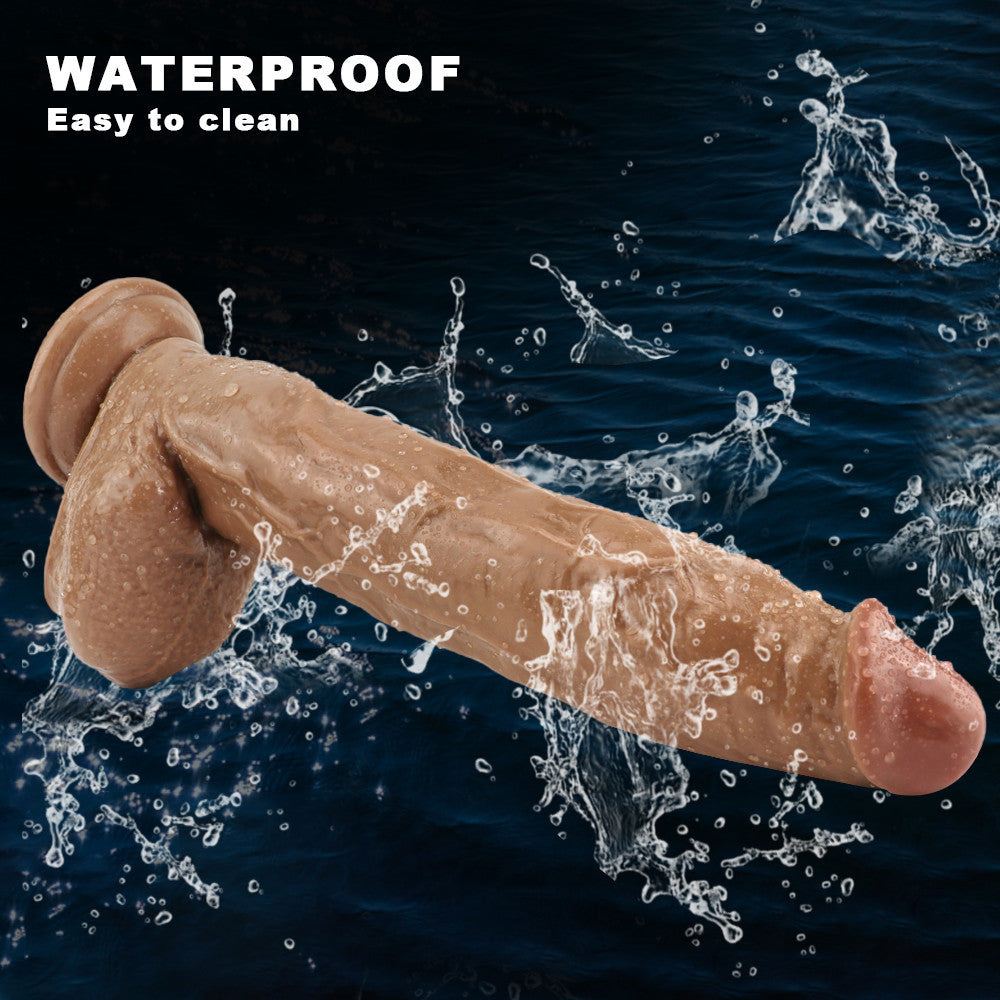 12 Inch Brown Huge Penis Thick Dildo