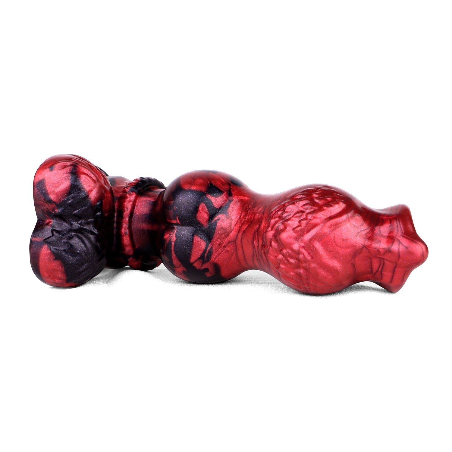 9 Inch Red Monster Dog Knot Dildo