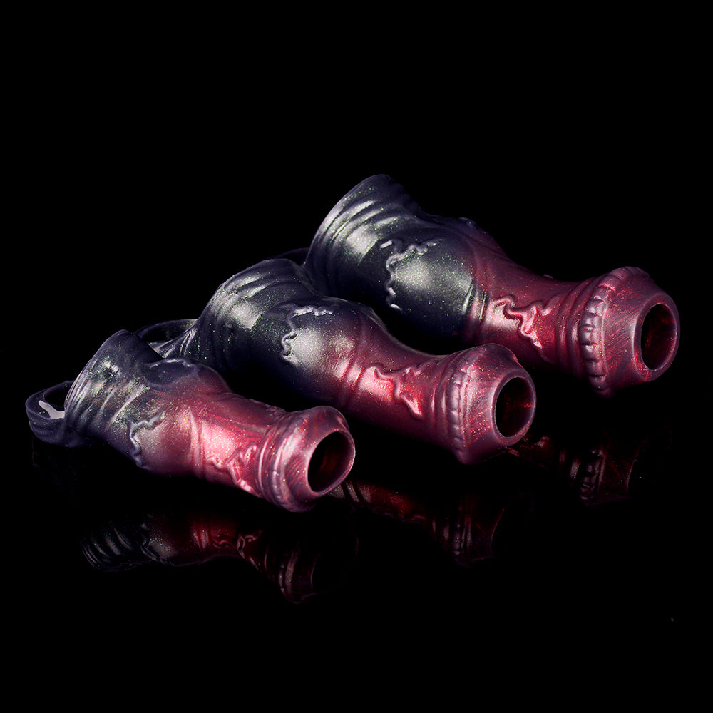 5 Inch Silicone Knot Horse Open Penis Sleeve—Multiple sizes