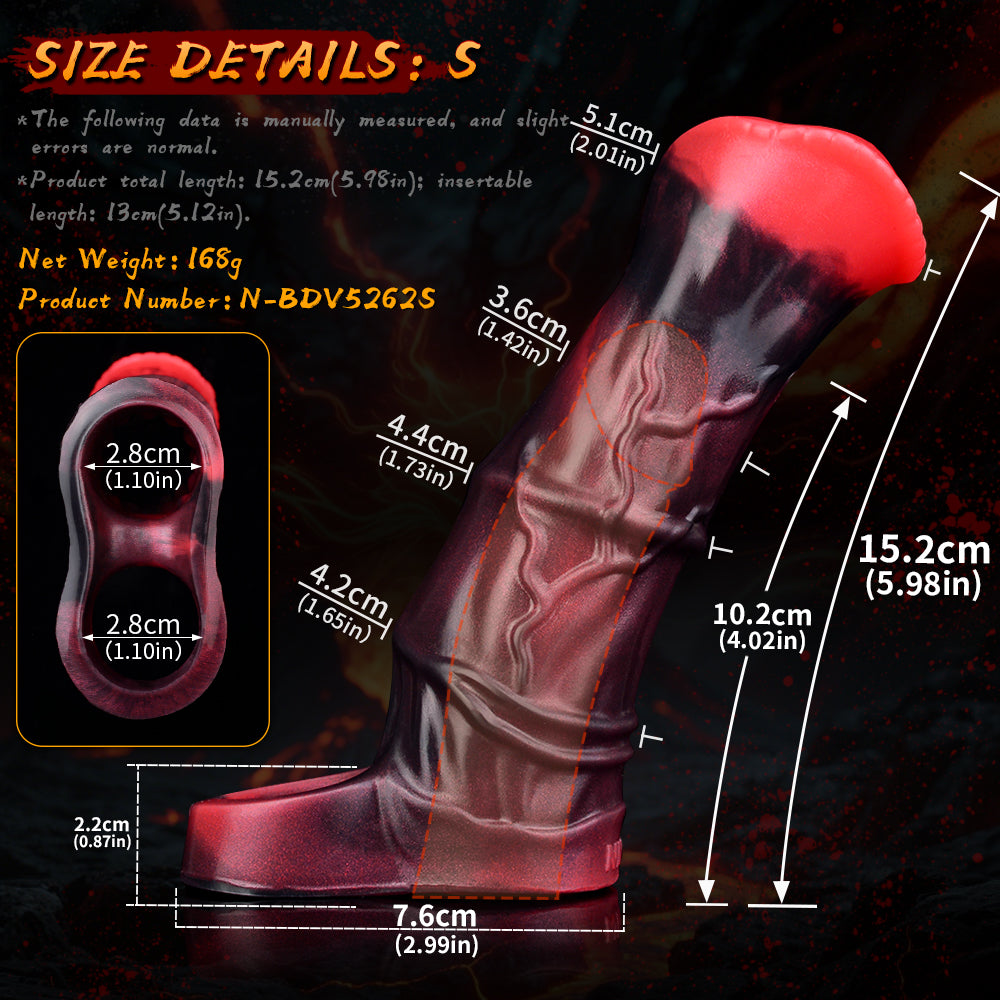 7 Inch Fantasy Vibrating Horse Cock Sleeve