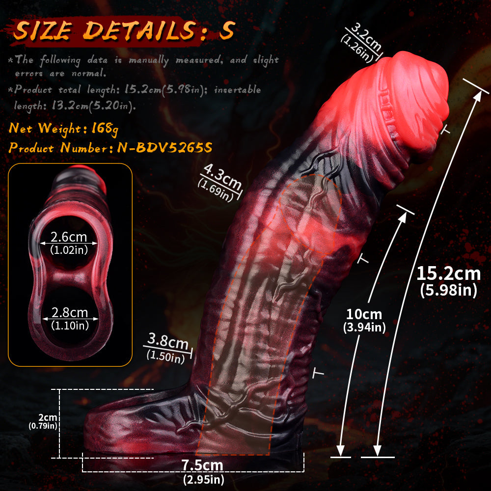 Vibrating Penis Sleeve Fantasy Cock Sleeve