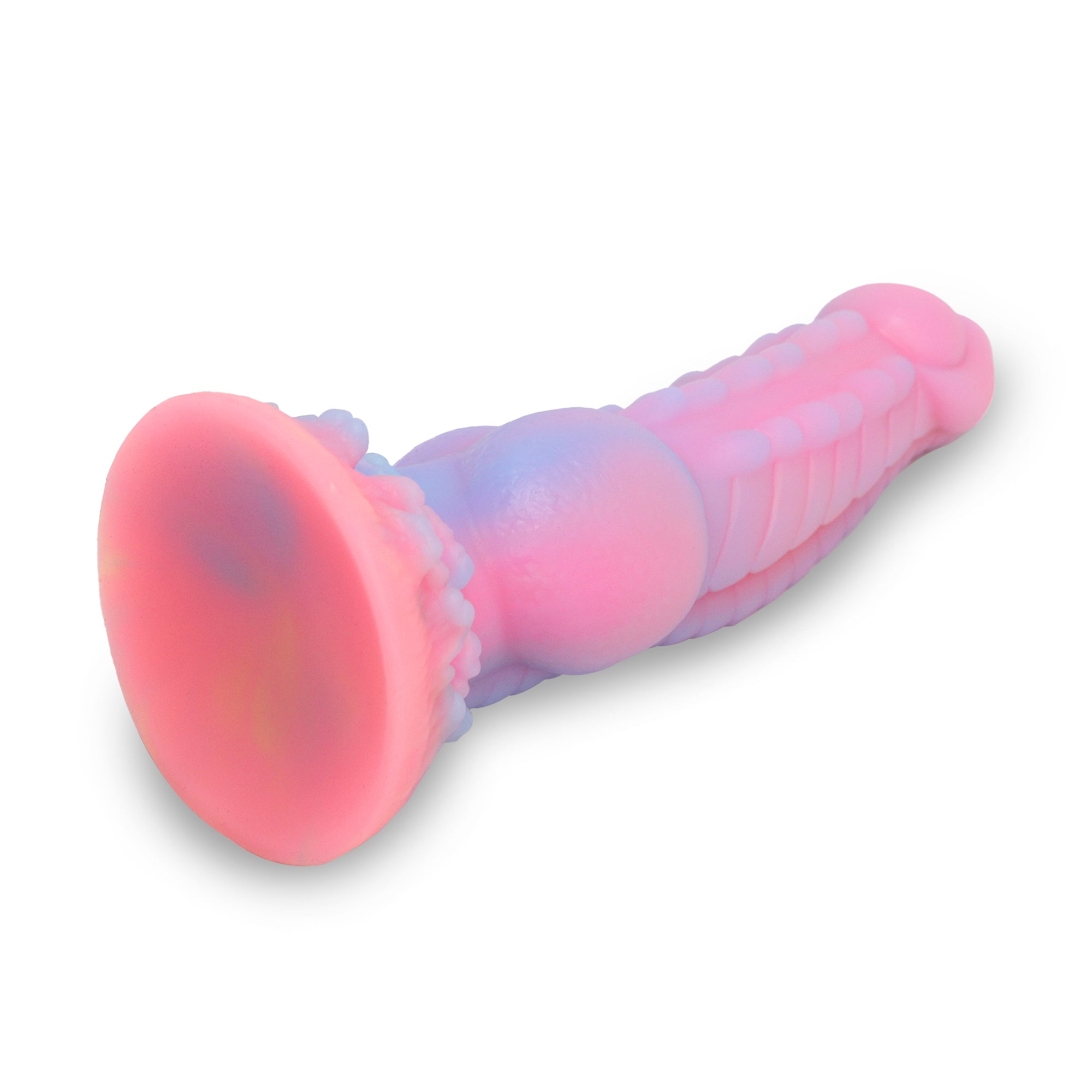 8 Inch Unique Silicone Night light Dildo