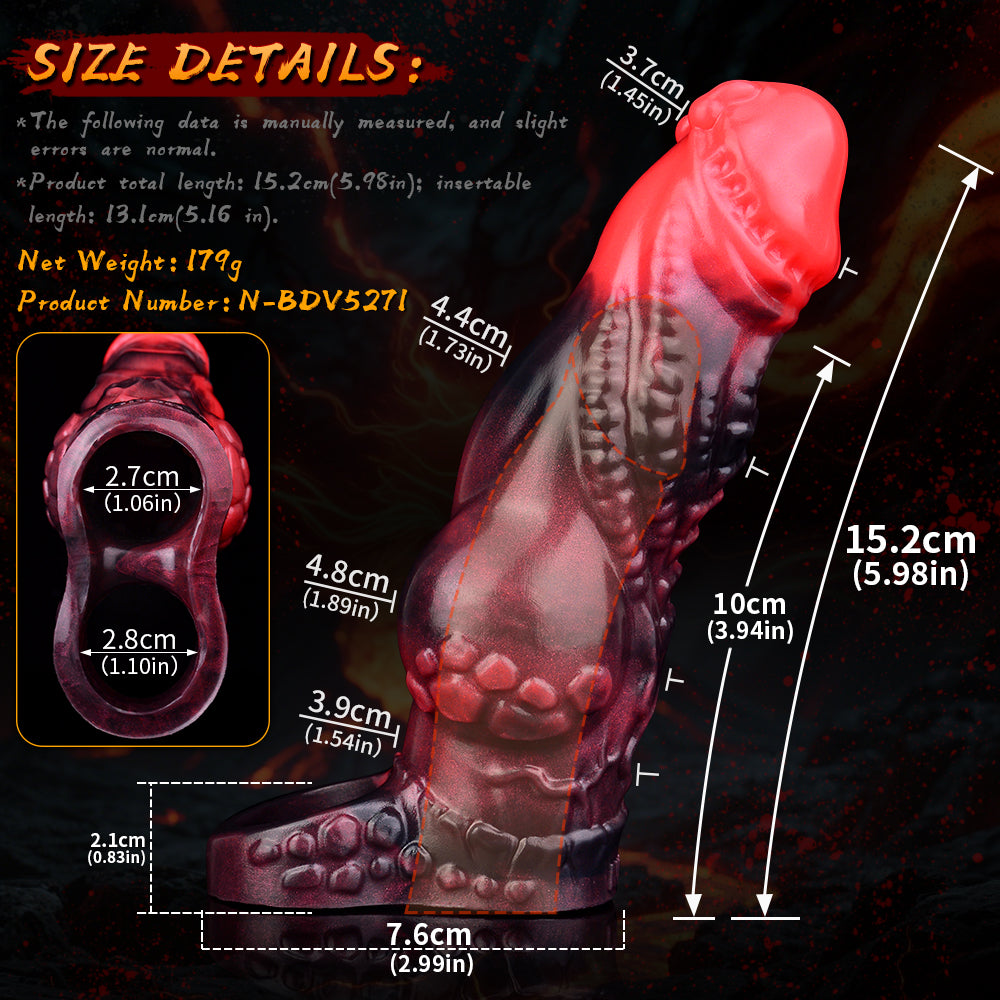 Alien Fantasy Knot Vibrating Penis Sleeve