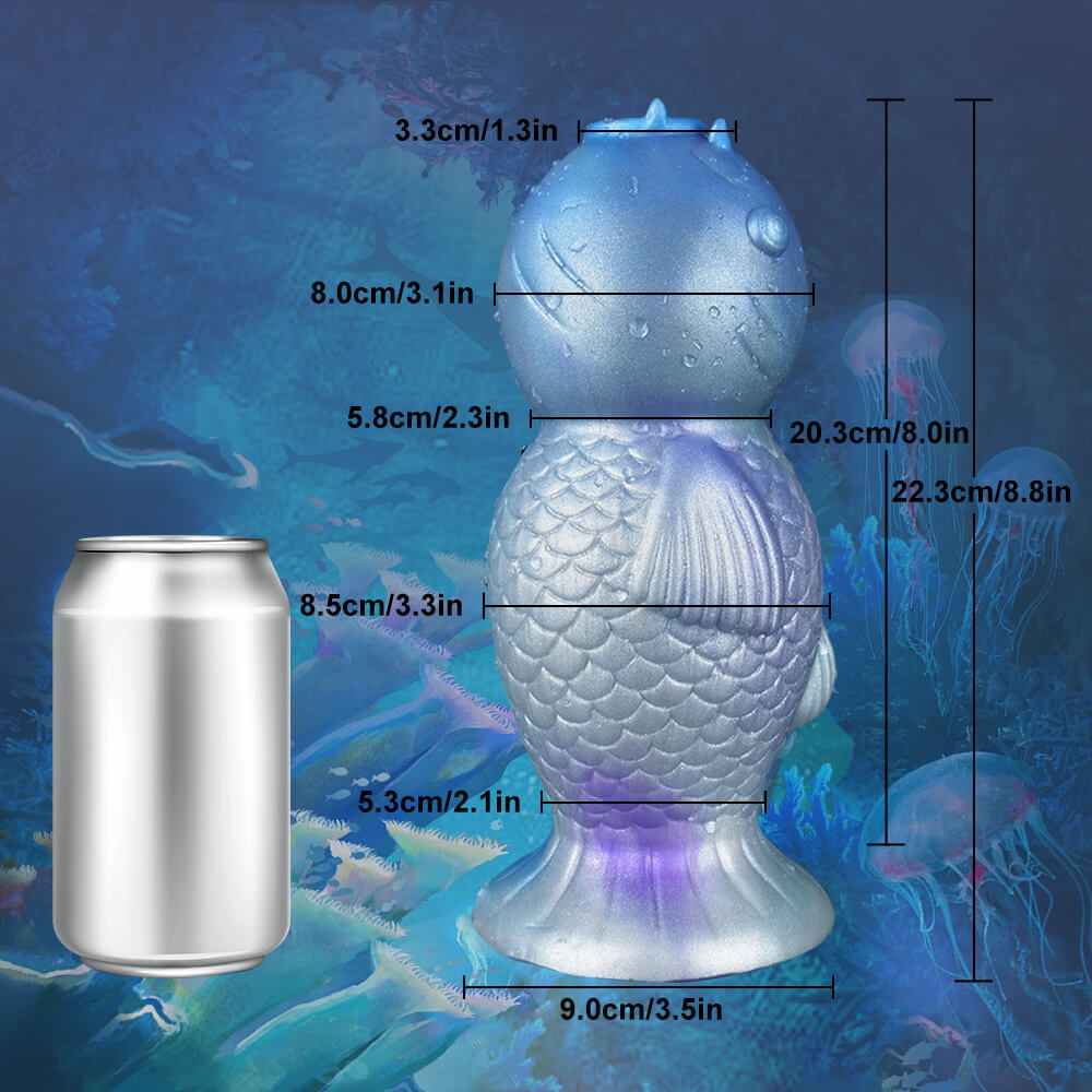 Blue Fantasy Carp Creature Ovipositor Toy