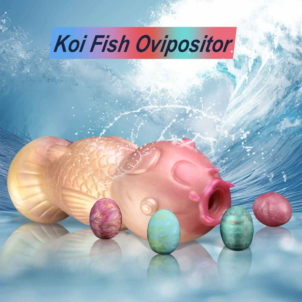 Blue Fantasy Carp Creature Ovipositor Toy