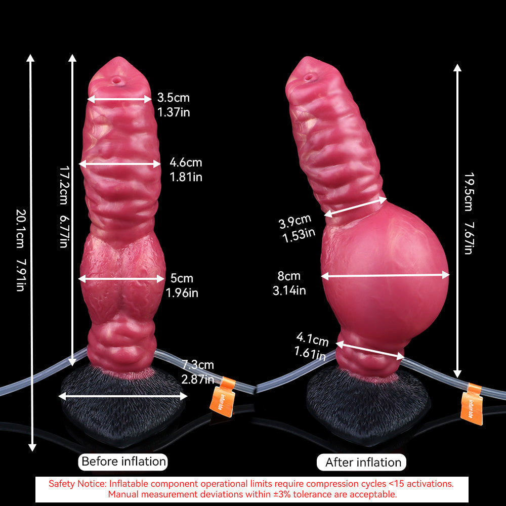 7 Inch Silicone Monster Cock Ejaculating Dildo