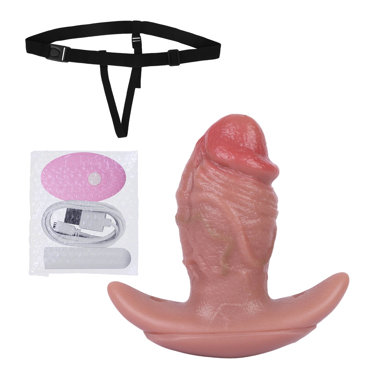 4 Inch Realistic Fat Penis Multi Functional Plug