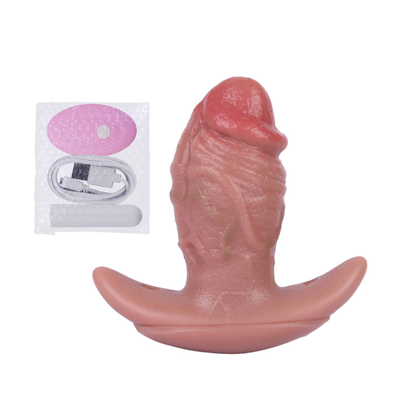 4 Inch Realistic Fat Penis Multi Functional Plug