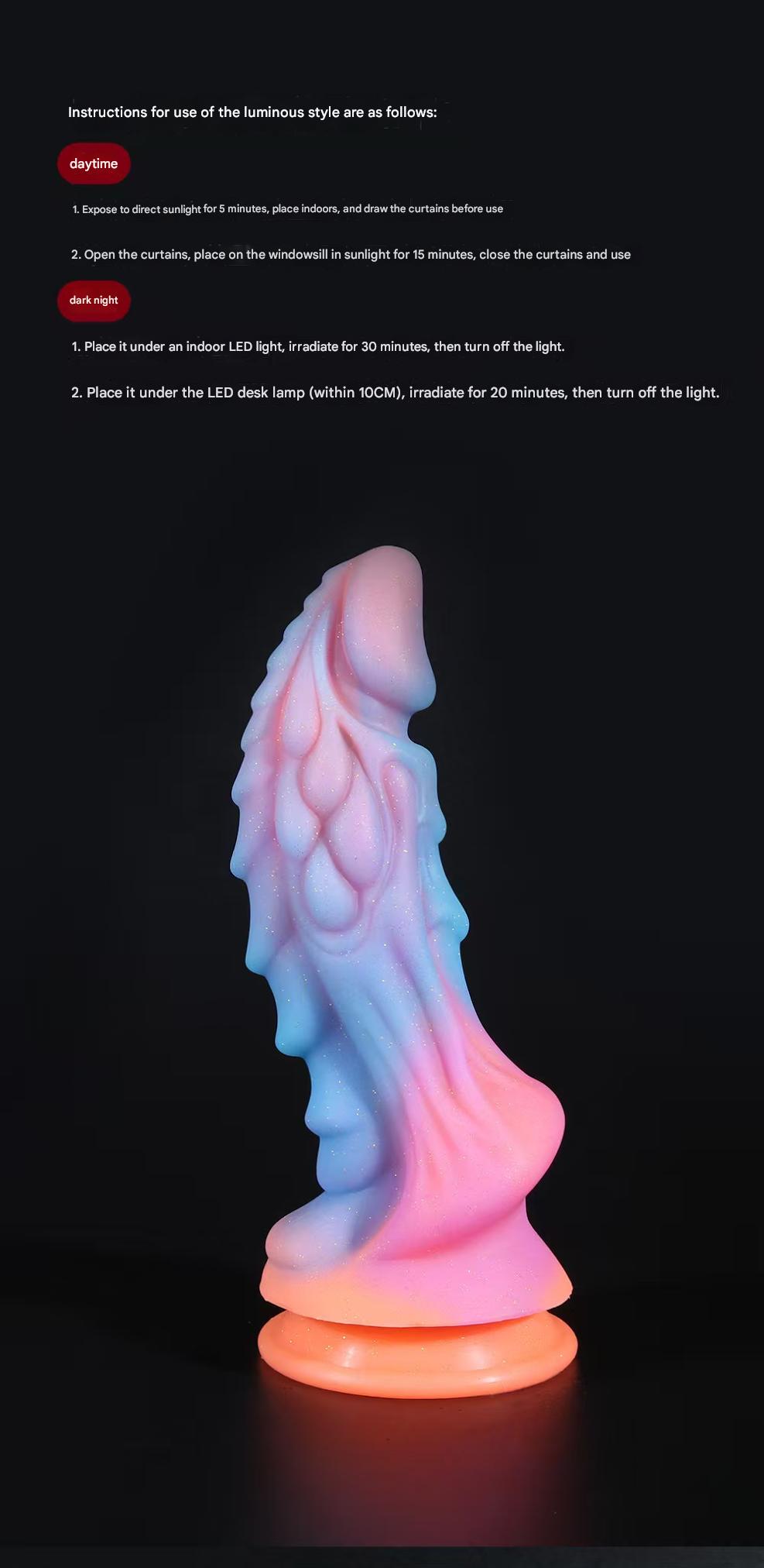 Dragon Penis Glow in the Dark  Fantasy Dildo