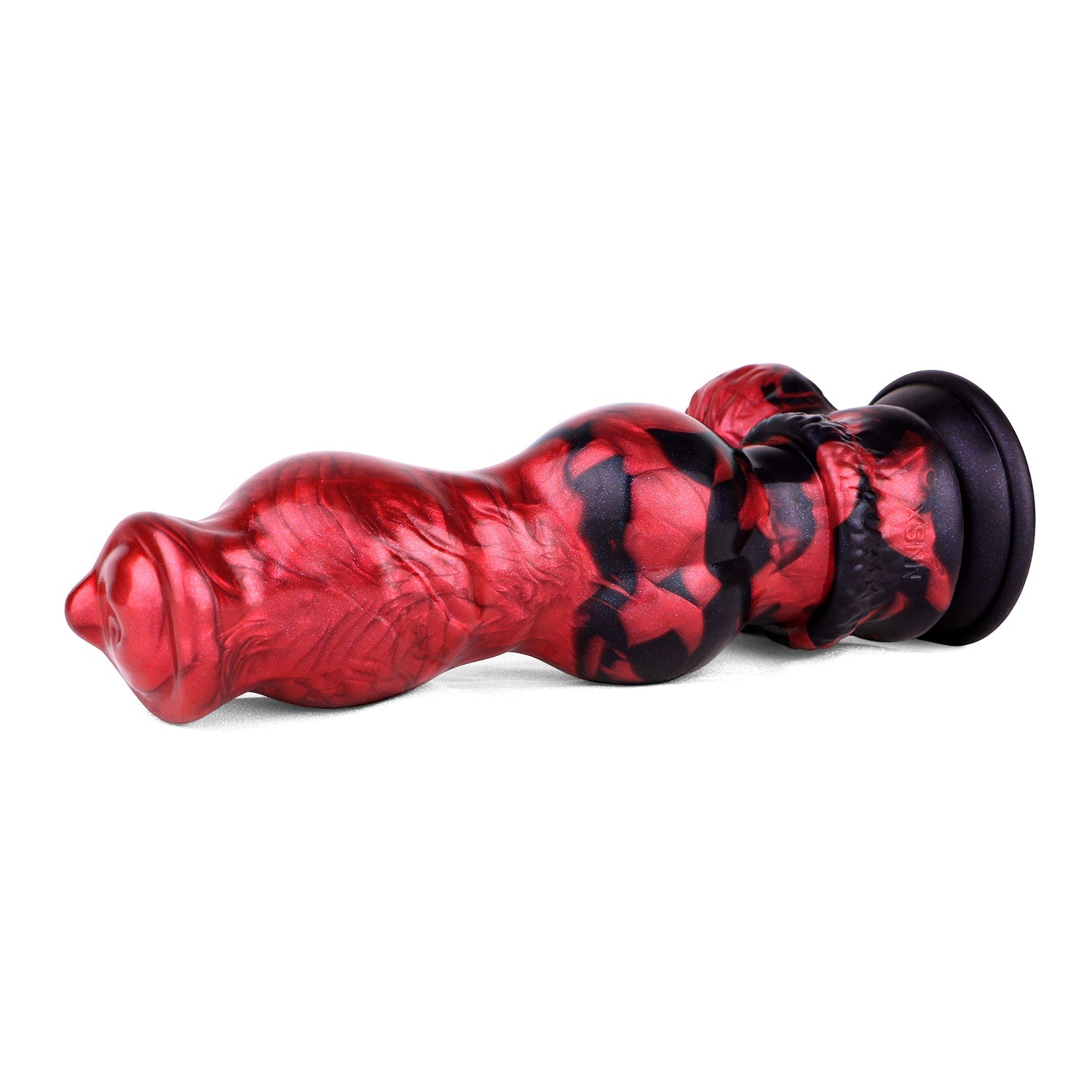 9 Inch Red Monster Dog Knot Dildo
