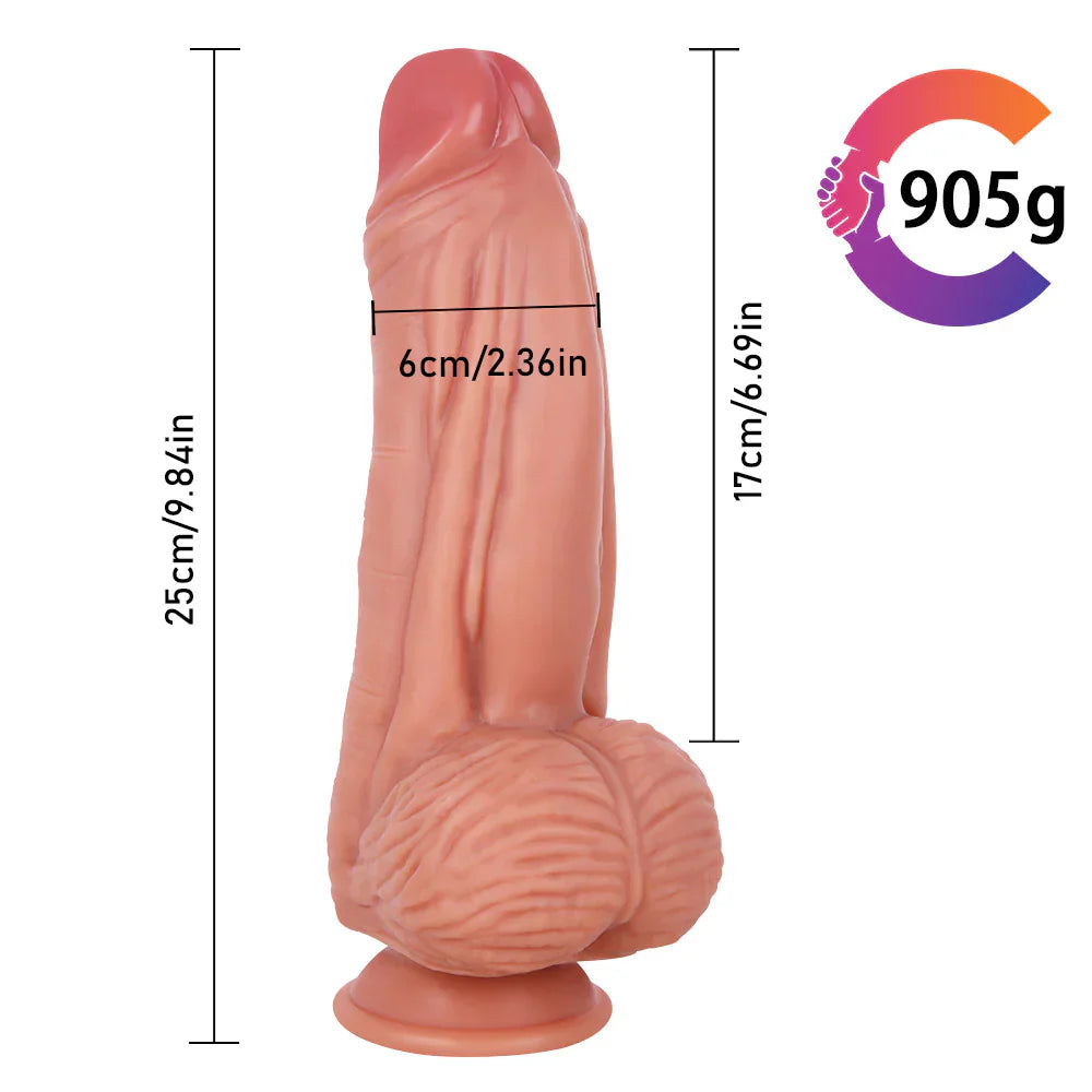 10 Inch Strap On Silicone Big Dildo