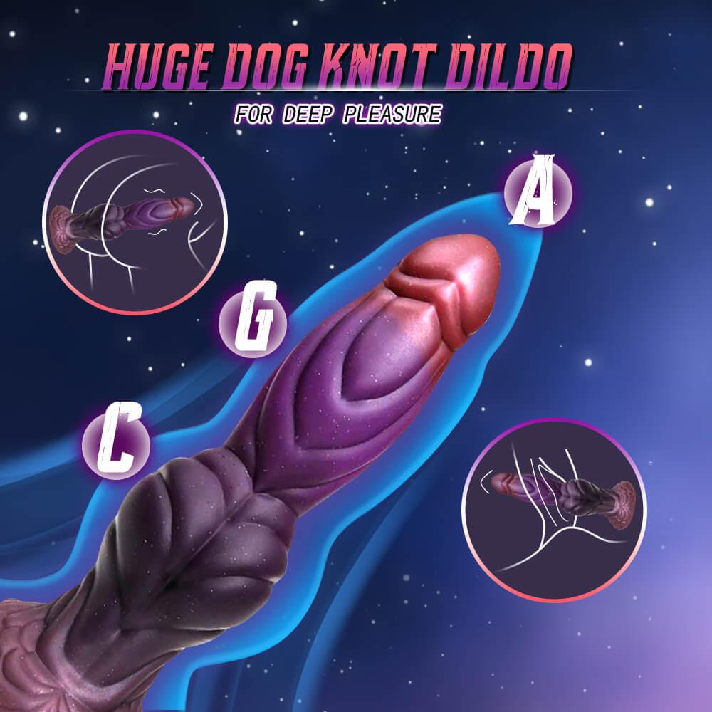 9 Inch Alien Realistic Dog Knot Dildo