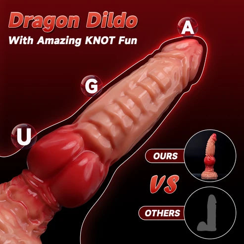 9.8 inch Alien Fantasy Animal Knotted Dildo