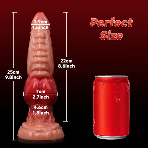 9.8 inch Alien Fantasy Animal Knotted Dildo